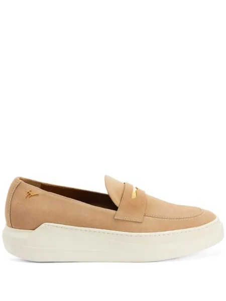 Giuseppe Zanotti лоферы The New Conley, нейтральный цвет