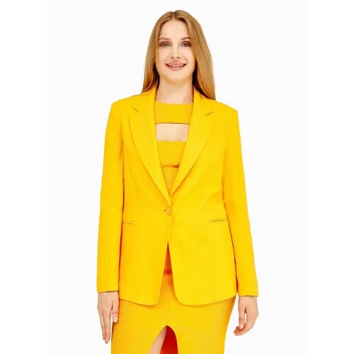 Пиджак PATRIZIA PEPE, размер 44, желтый