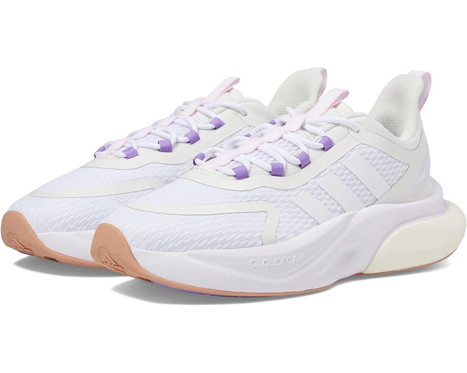 Кроссовки Adidas Alphabounce+, цвет White/White/White