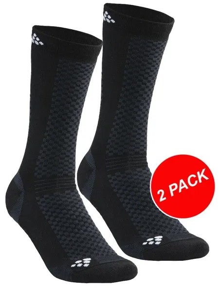 CRAFT Теплые средние спортивные носки с шерстью, 2 шт. в упаковке - 2 шт.