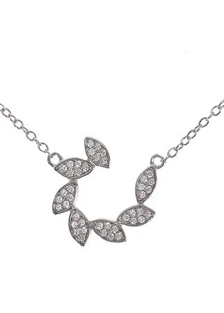 Колье женское Balex Jewellery 9454910017 из серебра, фианит, 45 см