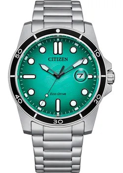Японские наручные  мужские часы Citizen AW1816-89L. Коллекция Eco-Drive