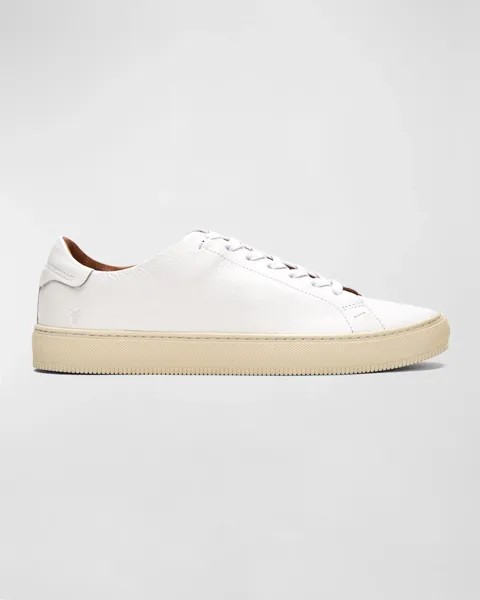 Мужские кожаные низкие кеды Astor Frye, цвет White
