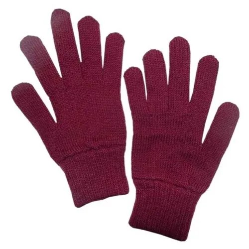 Перчатки Бараноwool, размер 16, фиолетовый