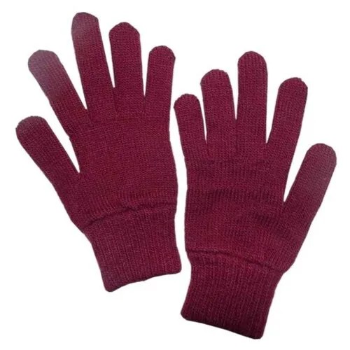 Перчатки Бараноwool, размер 16, красный