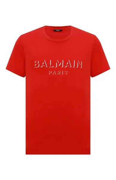 Хлопковая футболка Balmain