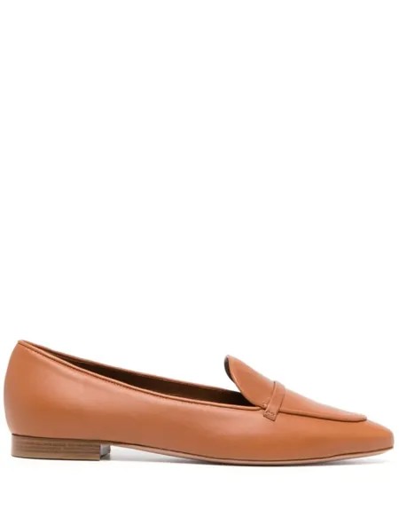 Malone Souliers лоферы с заостренным носком, коричневый