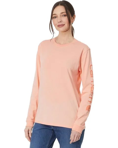 Футболка Carhartt Loose Fit Long Sleeve Graphic, цвет Tropical Peach