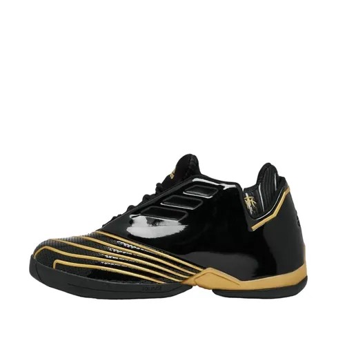 Кроссовки adidas, полнота 10, размер 8.5US, черный, золотой