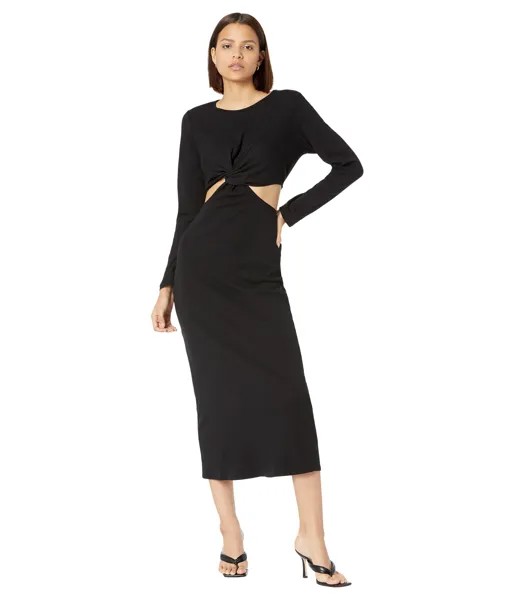 Платье bella dahl, Long Sleeve Twist Maxi Dress