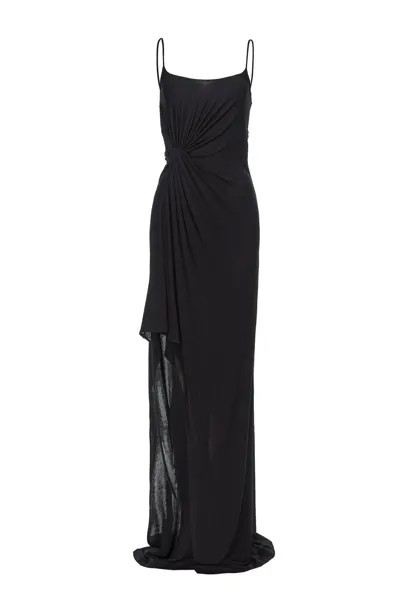 Длинное платье CAPENA Pinko, черный