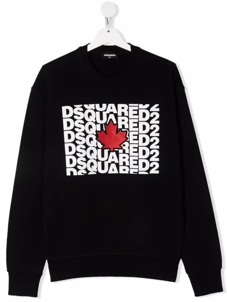 Dsquared2 Kids TEEN logo-print cotton jumper