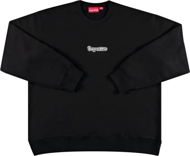 Толстовка Supreme Gonz Logo Crewneck 'Black', черный