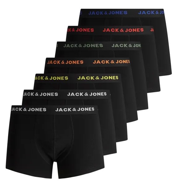 Боксеры Jack & Jones Trunk JACBASIC TRUNKS 7 шт, черный