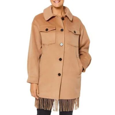 Sanctuary Женское коричневое шерстяное тяжелое нарядное шерстяное пальто Верхняя одежда S BHFO 4730
