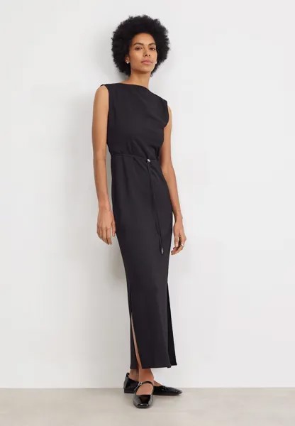 Платье CRINKLED MAXI SHIFT DRESS Calvin Klein, цвет black