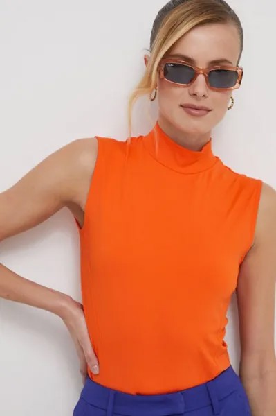 Боди Calvin Klein, оранжевый