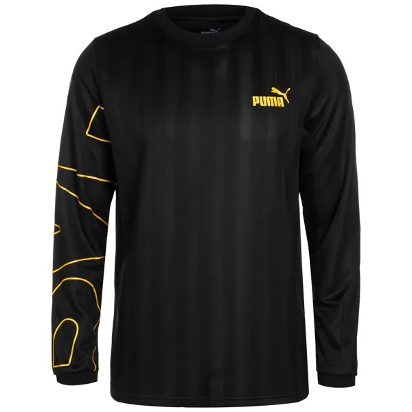 Лонгслив Puma T Shirt Borussia Dortmund ftblStatement, черный