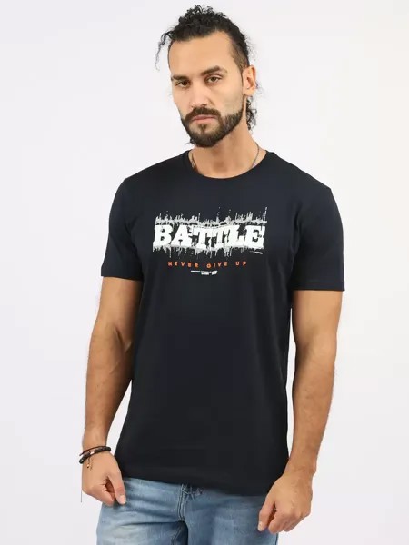 Футболка мужская A passion play 231TR(BC-0010) синяя 4XL
