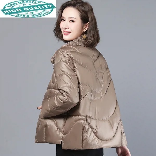 Осенне-зимняя куртка, парка, одежда, пуховик, пальто, женские корейские легкие куртки для женщин, парки KJ5822
