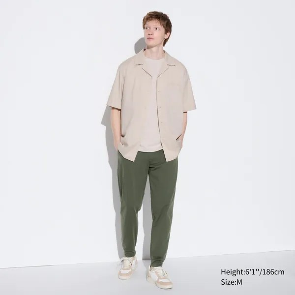 Спортивные брюки DRY-EX Ultra Elastic Joggers (длинные) UNIQLO, оливково-зеленый