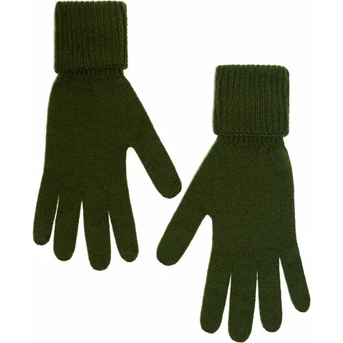 Перчатки Mankova, размер OS, зеленый, хаки