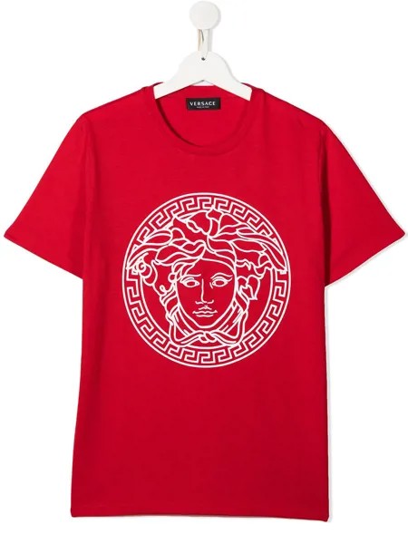 Versace Kids футболка с принтом Medusa