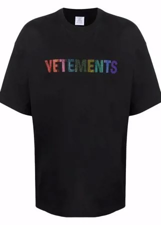 VETEMENTS футболка с логотипом