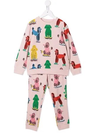 Stella McCartney Kids спортивный костюм с принтом Poodle