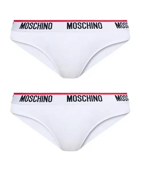 Фирменные трусы упаковка из 2 шт Moschino, белый