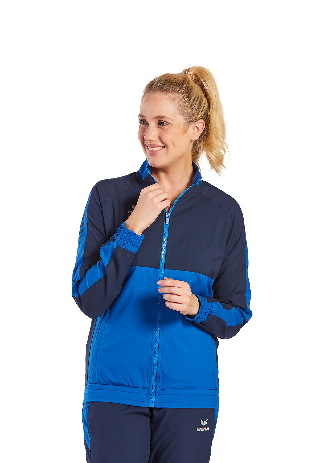 Спортивная куртка erima Six Wings Präsentationsjacke, цвет new royal/new navy