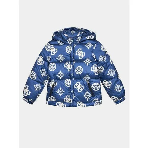Пуховик GUESS, размер 14Y [METY], синий
