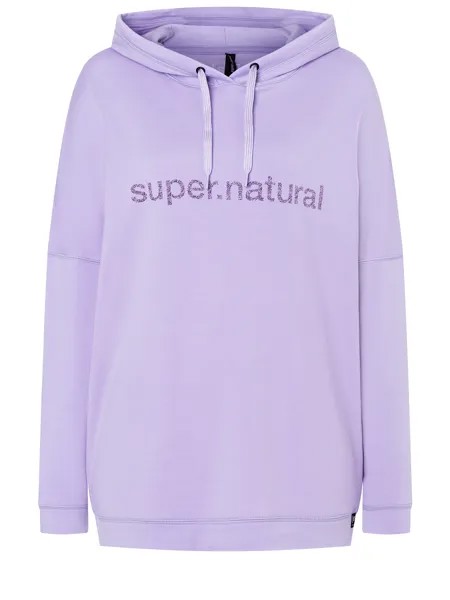 Толстовка super.natural Merino Hoodie, фиолетовый