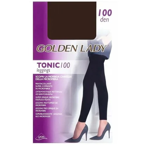 Леггинсы Golden Lady Tonic, 100 den, размер 2-S, marrone (коричневый)
