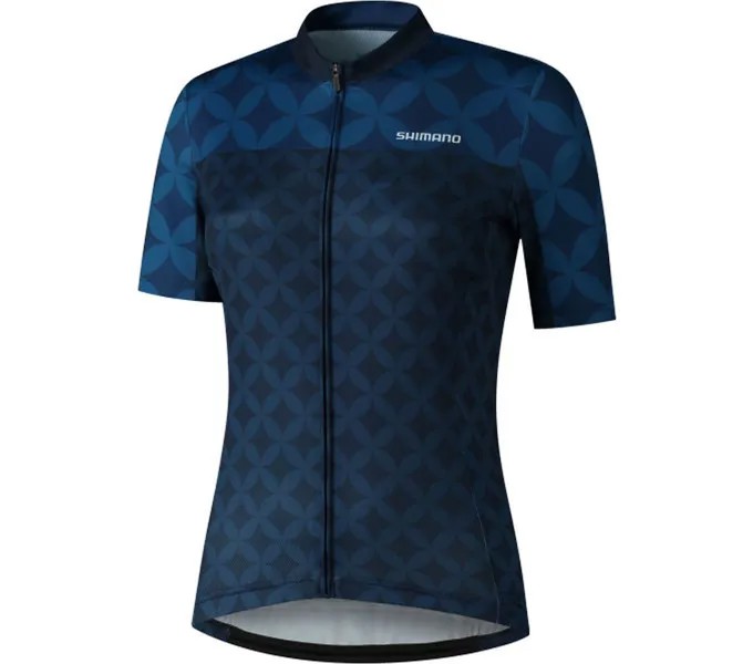 Спортивная футболка SHIMANO Short Sleeve Jersey W's MIZUKI, темно синий