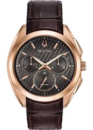 Японские наручные  мужские часы Bulova 97A124. Коллекция CURV
