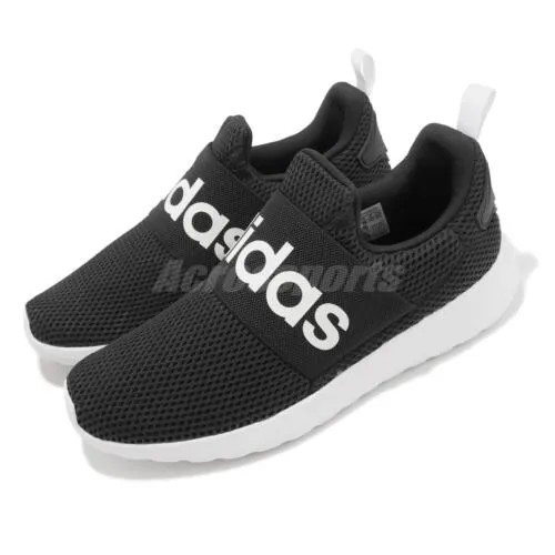 Adidas Lite Racer Adapt 4.0 K Black White Slip On Kids Women Running Shoe Q47207