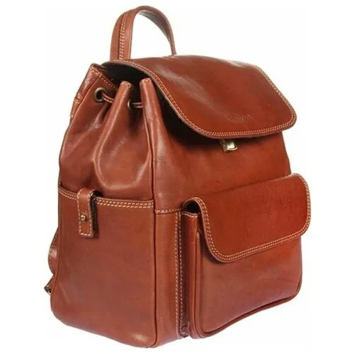 Кожаный мужской рюкзак Gianni Conti 913159 Рыжий