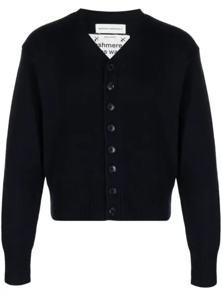 Extreme cashmere кашемировый кардиган nº309, синий