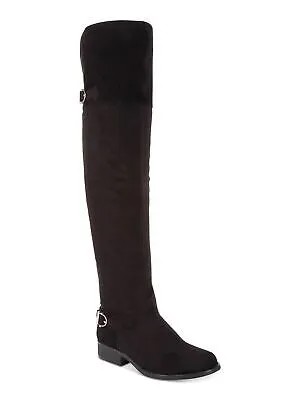 AMERICAN RAG Женские черные сапоги на молнии с акцентом Adarra с круглым носком на блочном каблуке 11 M