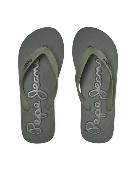 Шлепанцы на пальцах Pepe Jeans Chancletas Bay Beach Basic M, хаки