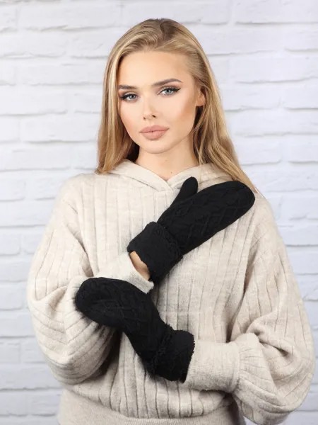 Варежки женские Pretty Mania ZV929 черные