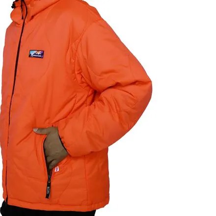 Двусторонняя куртка с капюшоном Y2K мужская Manastash, оранжевый