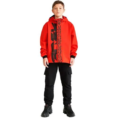 Куртка BASK, размер 146, черный, красный