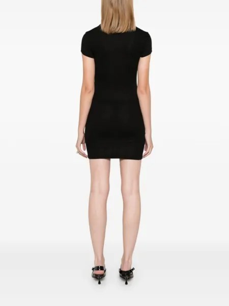 WARDROBE.NYC хлопковое мини-платье, черный