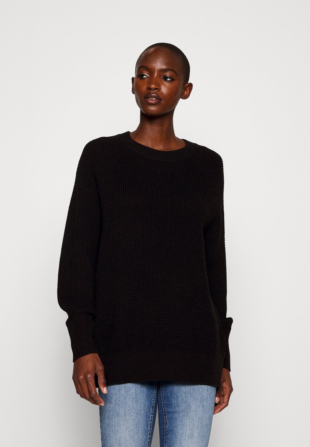 Свитшот Vero Moda VMLEANNA O NECK, черный