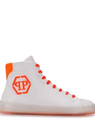 Philipp Plein высокие кеды Neon Rock