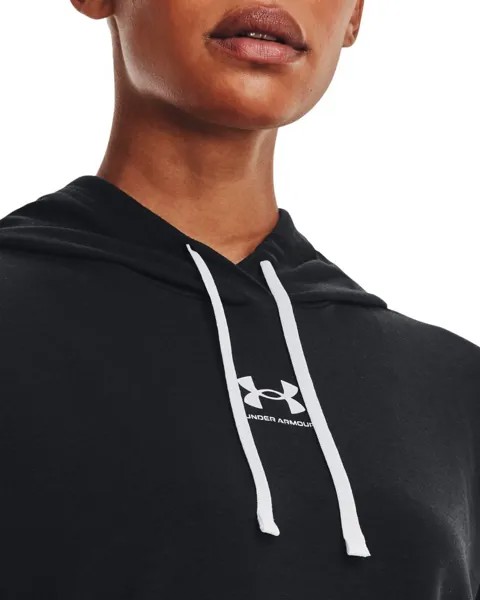 Толстовка Under Armour Hoodie UA Rival Hoodie aus French Terry, черный