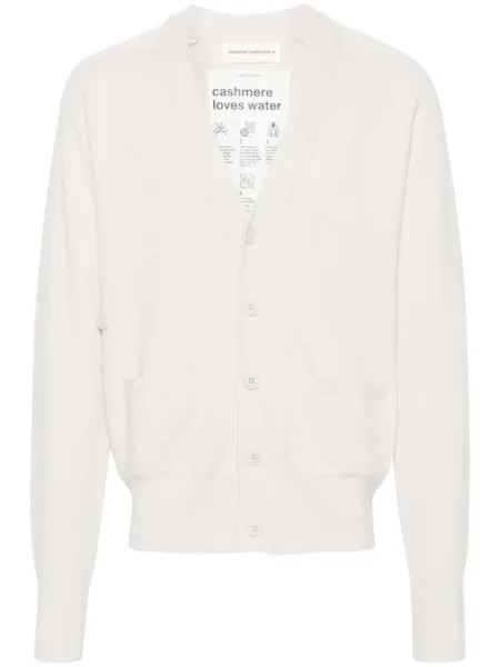 Extreme cashmere кардиган с V-образным вырезом, нейтральный цвет
