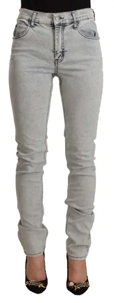 Джинсы CHEAP MONDAY Джинсы скинни Светло-серые хлопковые джинсовые брюки с высокой талией s.W26 $80